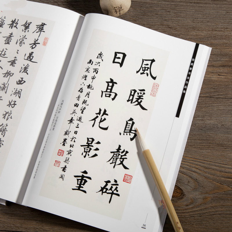 Chinese Calligraphy Practice Book - Ouyang Xun Pinsel Kalligraphie Copybook Tian