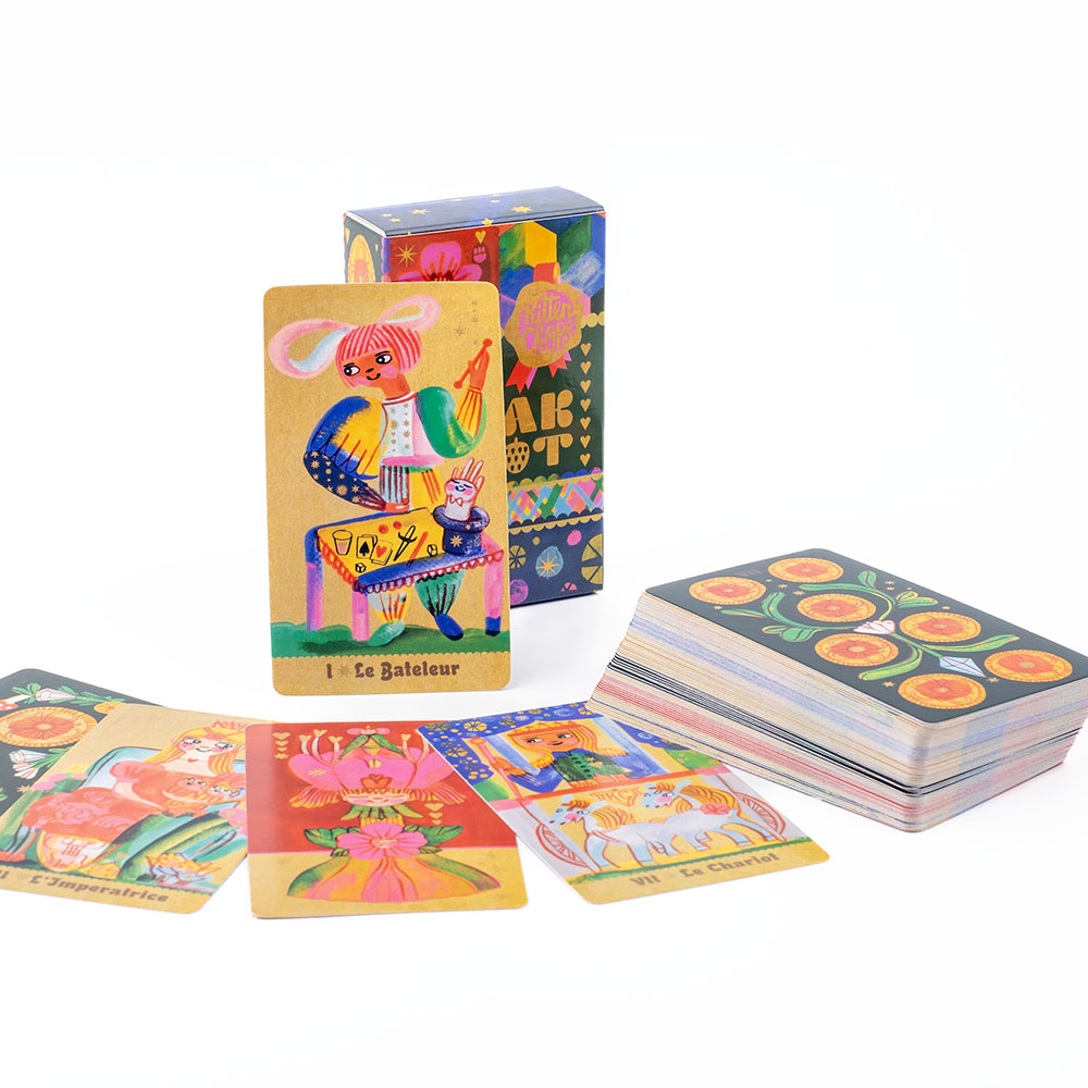 Tarot Deck With Guidebook - Pipspeak Tarot, 10,3 x 6 cm,