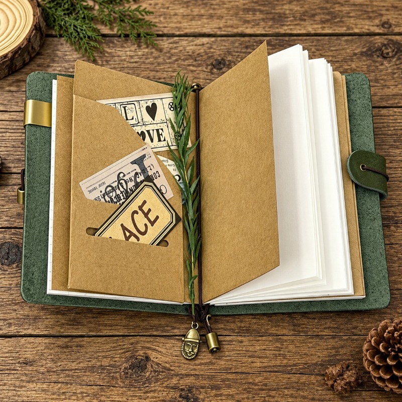 A7 A6 Pueblo Waldgrün Mattiert – Vintage Leather Journal Notebook Bewertung und Preis