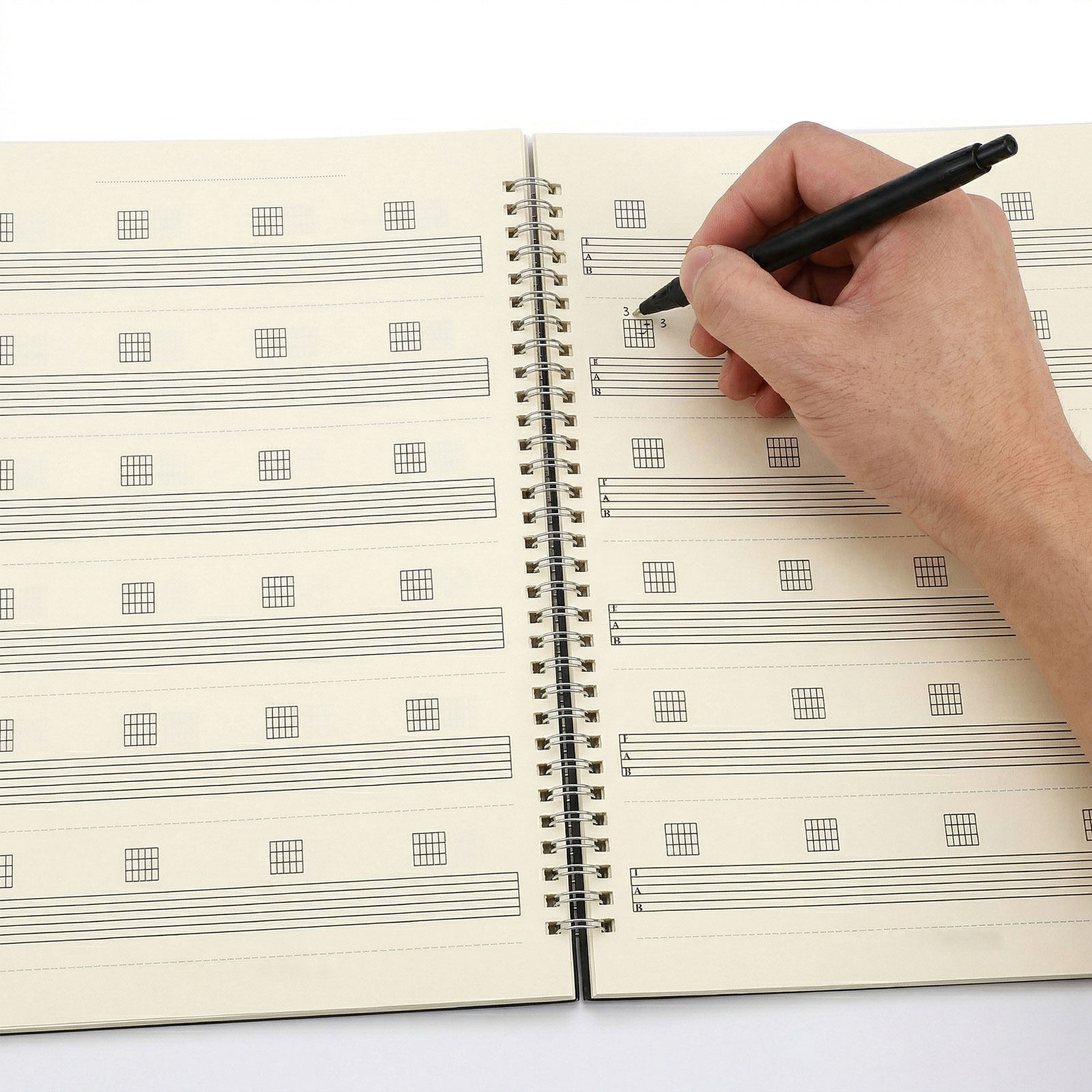 2 Stück Gitarren-Musiknotizbuc – Blank Sheet Music Notebook Bewertung und Preis