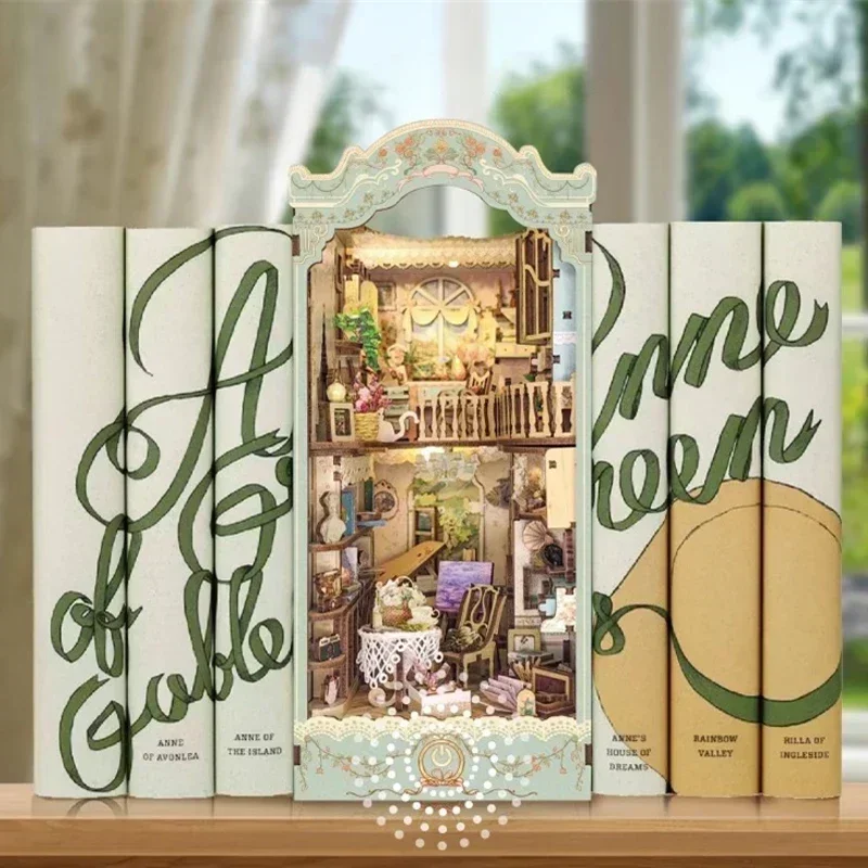Märchenstadt Bücherregal Waldh – Diy Wooden Book Nook Kit Shelf Insert Bewertung und Preis