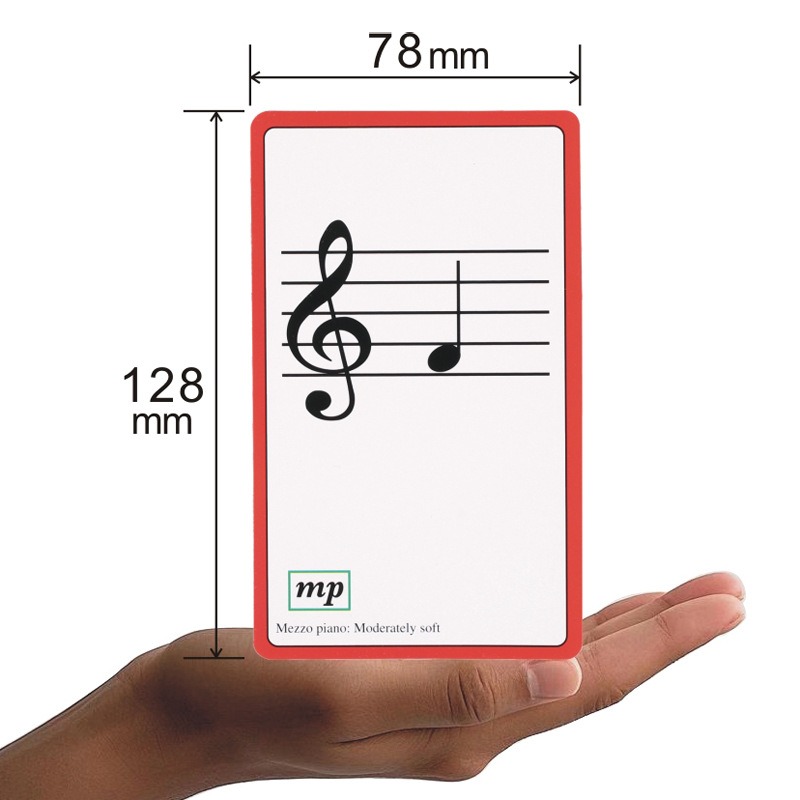 Musik-Flash-Karten für Klavier – Blank Sheet Music Notebook Bewertung und Preis