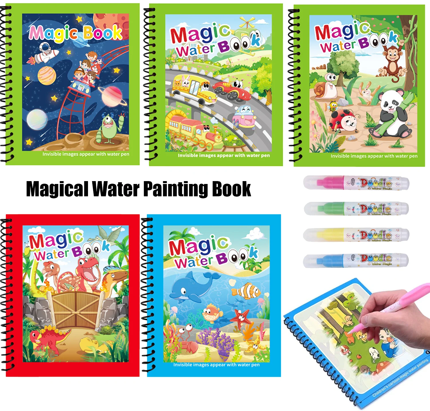 1pc Wiederverwendbare Kinder M – Reusable Water Magic Coloring Book Bewertung und Preis