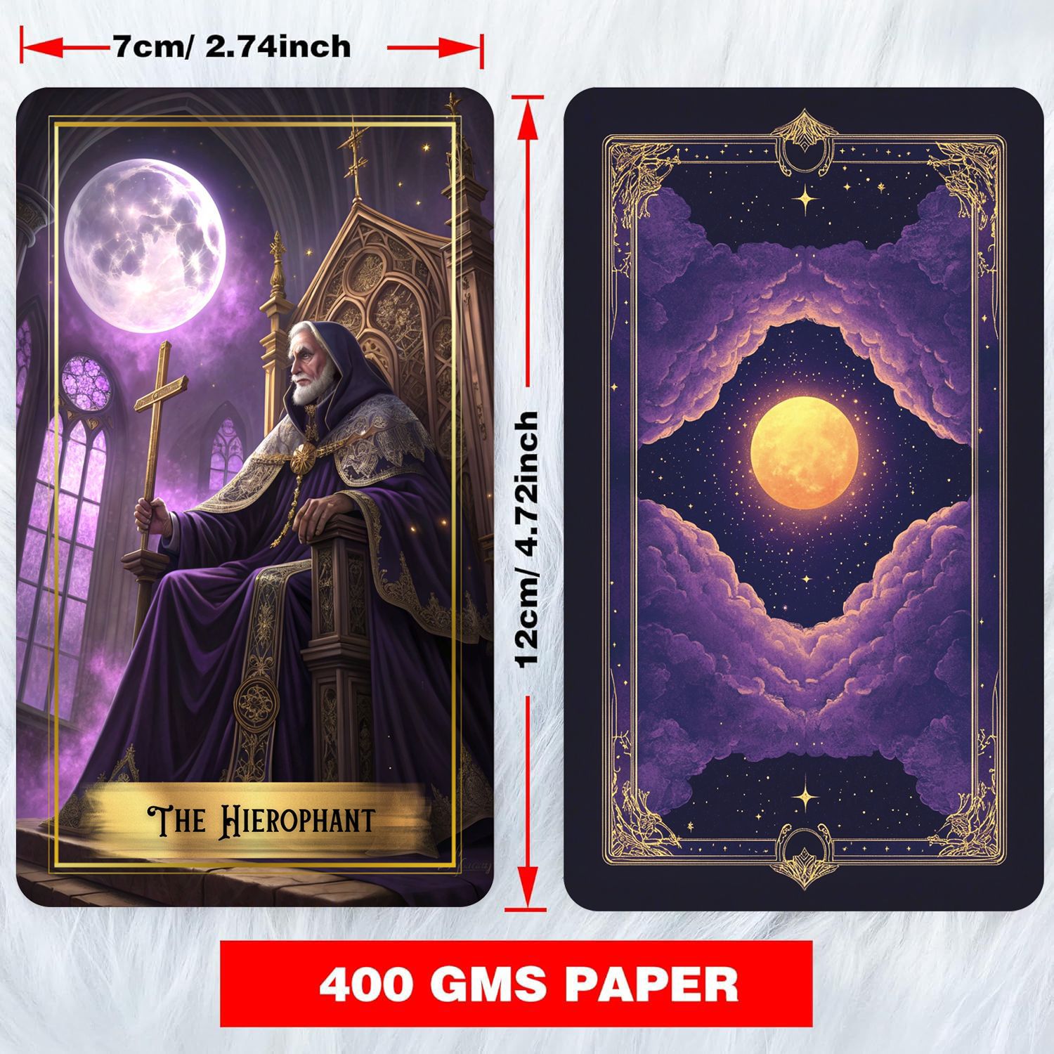 Purple Moon Tarot-Kartenset mi – Tarot Deck With Guidebook Bewertung und Preis